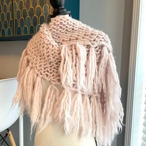 Pale Pink Shawl Wrap Scarf